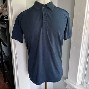 Men’s Lululemon Performance Polo Shirt Navy Blue Size XS
